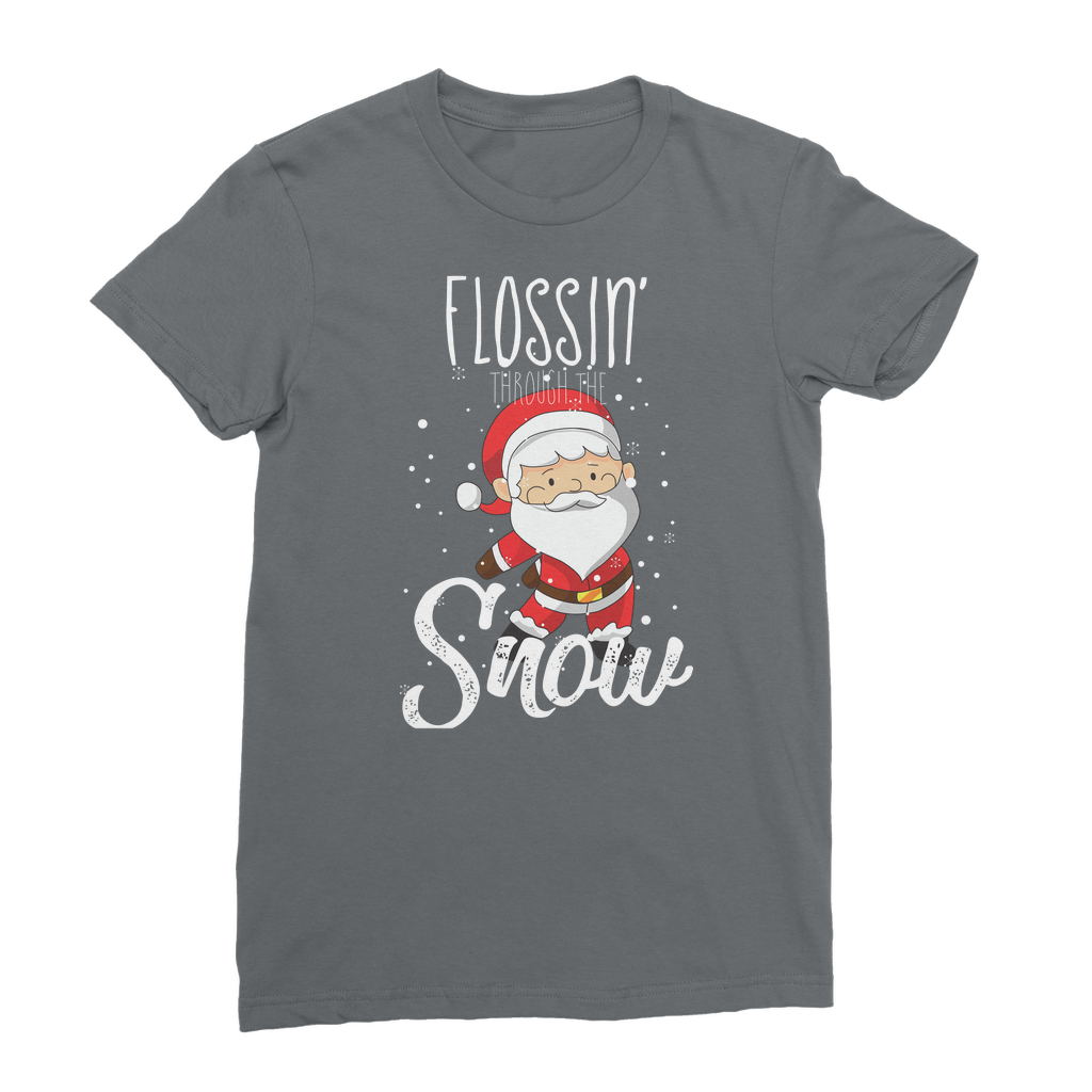 "Flossin' Through The Snow" ﻿Classic Women's T-Shirt
