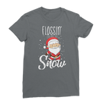 "Flossin' Through The Snow" ﻿Classic Women's T-Shirt