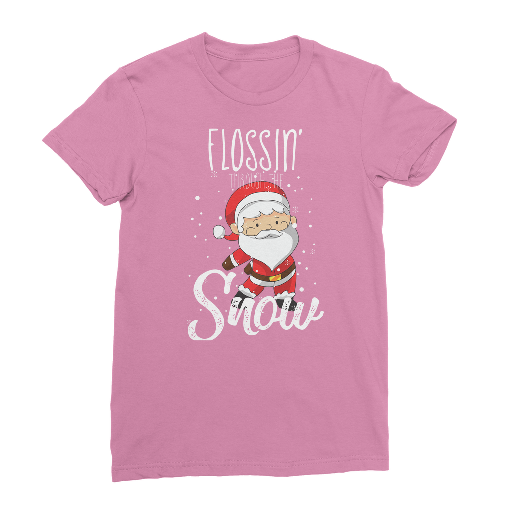 "Flossin' Through The Snow" ﻿Classic Women's T-Shirt