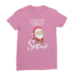 "Flossin' Through The Snow" ﻿Classic Women's T-Shirt