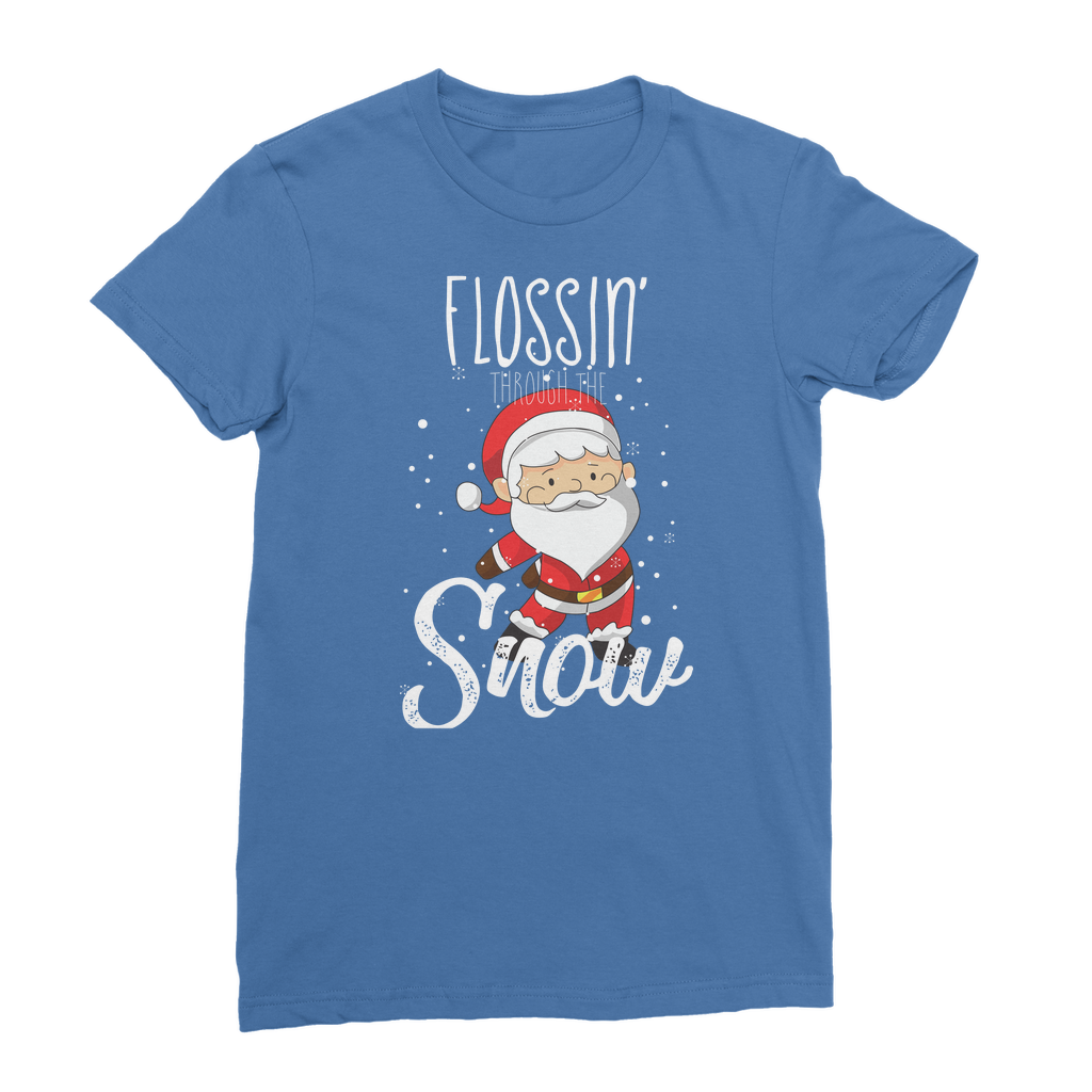 "Flossin' Through The Snow" ﻿Classic Women's T-Shirt