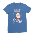 "Flossin' Through The Snow" ﻿Classic Women's T-Shirt