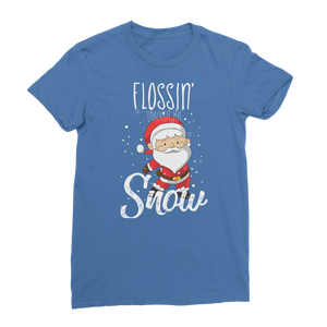 "Flossin' Through The Snow" ﻿Classic Women's T-Shirt