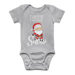 "Flossin' Through The Snow" Baby Onesie