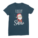 "Flossin' Through The Snow" ﻿Classic Women's T-Shirt